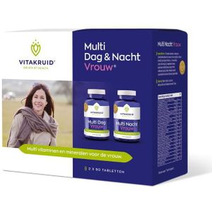 Vitakruid Multi dag & nacht vrouw 2 x 90 tabletten