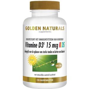 Vitamine D3 15 mcg KIDS (120 kauwtabletten)