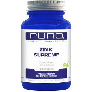 Puro Zink Supreme (60 plantaardige capsules)