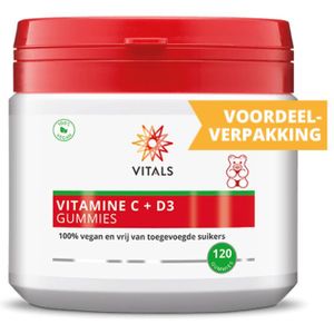Vitals Vitamine C + D3 gummies (120 st)