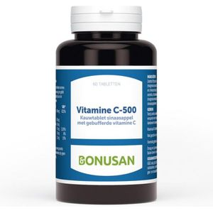 Bonusan Vitamine C 500mg (60 kauwtabletten)