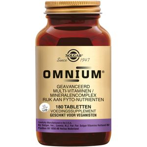 Solgar Omnium ® Multivitamine (180 tabletten)