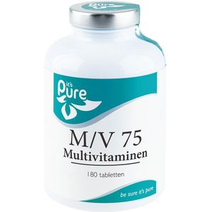 It's Pure M/V 75 Multivitaminen (180 tabletten)