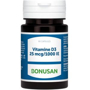 Bonusan Vitamine D3 25mcg (90 softgels)