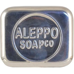 Zeepdoos aluminium leeg voor Aleppo zeep