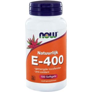 NOW Vitamine E-400 gemengde tocoferolen (100 softgels)