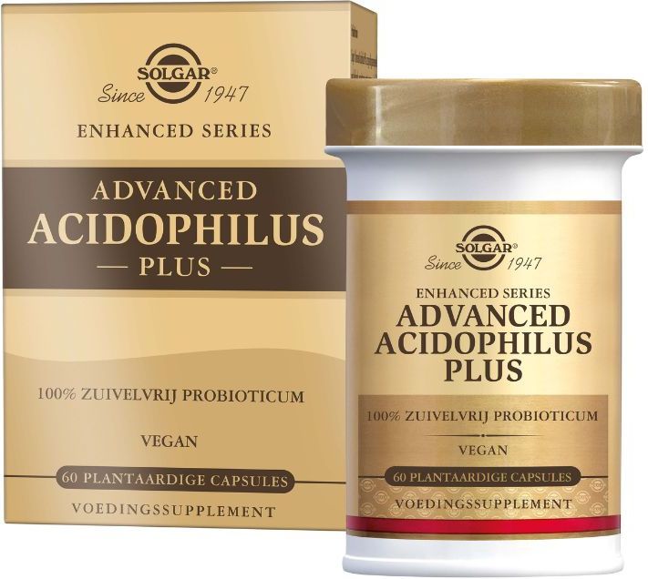 Solgar - Advanced Acidophilus Plus - Plantaardige Capsules - 60 stuks
