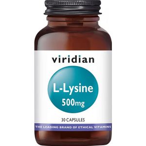 Viridian L-Lysine 500 mg (30 capsules)