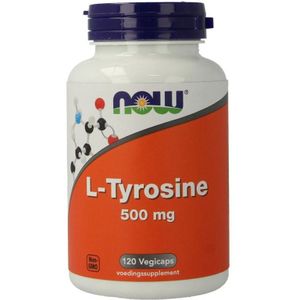 NOW L-Tyrosine 500mg (120 vegicaps)