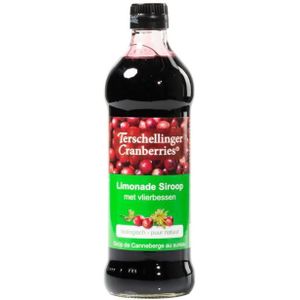 Cranberry-vlierbes siroop bio