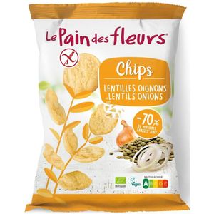 Chips met linzen en ui bio