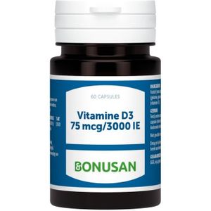 Bonusan Vitamine D3 75mcg/3000IE (60 capsules)