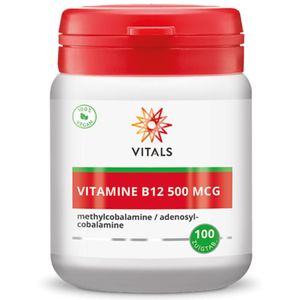 Vitals Vitamine B12 500mcg (100 zuigtabletten)