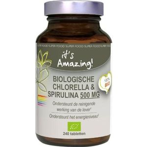 It's Amazing Chlorella & Spirulina 500mg 240 tabs