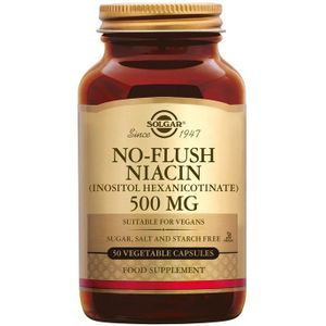 Solgar Niacine No-Flush 500 mg (50 capsules)