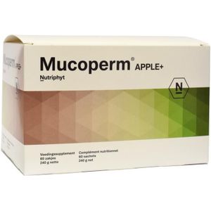 Nutriphyt Mucoperm apple+ (60 zakjes)