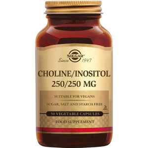 Solgar Choline/Inositol 250/250 mg (50 capsules)