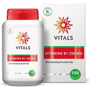 Vitals Vitamine B1 thiamine 250 mg (100 capsules)