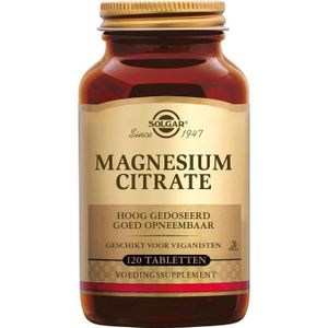Solgar Magnesium Citraat (120 tabletten)