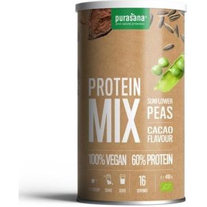 Protein mix pea sunflower cacao vegan bio