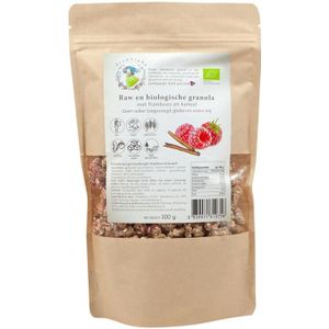 Tijgernoot granola framboos kaneel bio