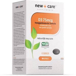 New Care Vitamine D3 75mcg (100 capsules)