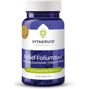 Vitakruid Actief foliumzuur 400 mcg (90 tabletten)