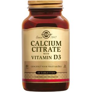 Solgar Calcium Citraat met Vitamine D3 (60 tabletten)