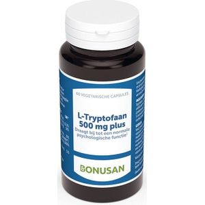 Bonusan L-Tryptofaan 500mg Plus (60 vegetarische capsules)