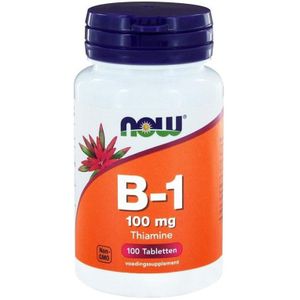 NOW Vitamine B1 100mg (100 tabletten)