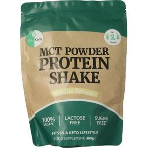 Go-Keto - MCT Vegan Protein Shake - Vanille - 400g Poeder - Eiwitshakes