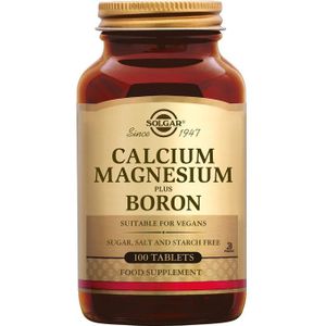 Solgar Calcium Magnesium plus Boron (100 tabletten)