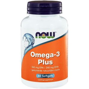 NOW Omega-3 Plus (60 softgels)