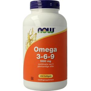 NOW Omega 3-6-9 1000mg (250 softgels)