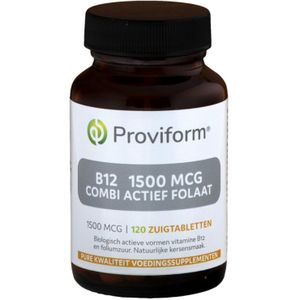 Proviform Vitamine B12 1500mcg combi actief (120 zuigtabletten)
