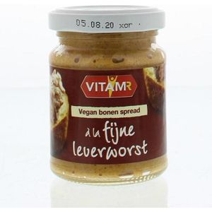 Bonen spread a la fijne leverworst vegan bio