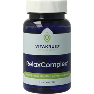 Vitakruid Relaxcomplex magnesiumtauraat & D3 (30 tabletten)