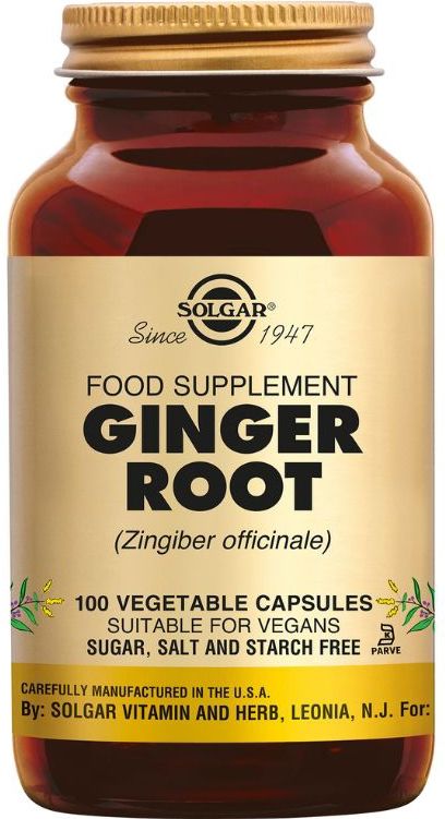 Solgar Ginger (Gember) Root (100 capsules)