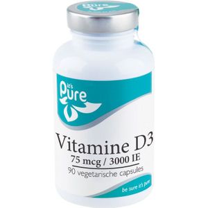Vitamine D3 - 75mcg - 3000 IE - Capsules - Olijfolie