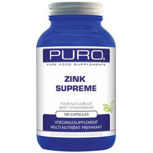 Puro Zink Supreme (180 plantaardige capsules)