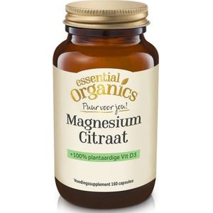 Essential Organics Magnesium Citraat (160 capsules)