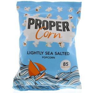 Popcorn lightly sea salted