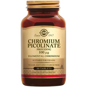 Solgar Chromium (Chroom) Picolinate 100 mcg (90 tabletten)