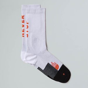 The North Face Never Stop Trail Run Halflange Sokken Tnf White-acrylic Orange male