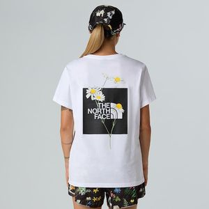 The North Face Alpine Flower-t-shirt Met Relaxte Pasvorm Voor Dames Tnf White female