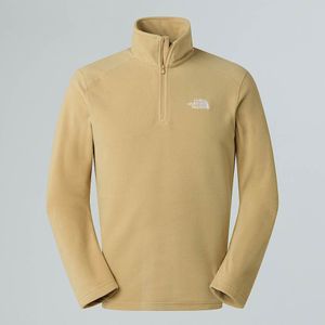 The North Face Emilio-fleecejas Met Kwartrits Voor Heren Khaki Stone male