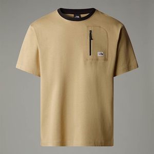 The North Face Heritage Pocket-t-shirt Voor Heren Khaki Stone male