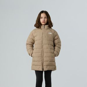 The North Face Omkeerbare Perrito-parka Voor Meisjes Mushroom Grey female