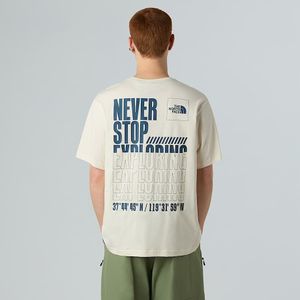 The North Face - Coordinates Relaxed SS Tee - T-Shirt - White Dune