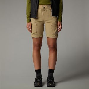 The North Face Inpakbare Short Voor Dames Kelp Tan-npf female